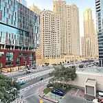 Delux Studio Apartment Dubai Marina The Bay 5 Min Beach Jbr & 3 Min To Tram Station